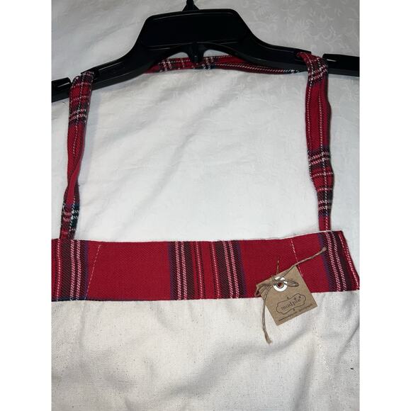 Mud Pie Apron "Grandma Chef " Red Plaid Apron -One Size--New w/ Tags - Picture 4 of 12